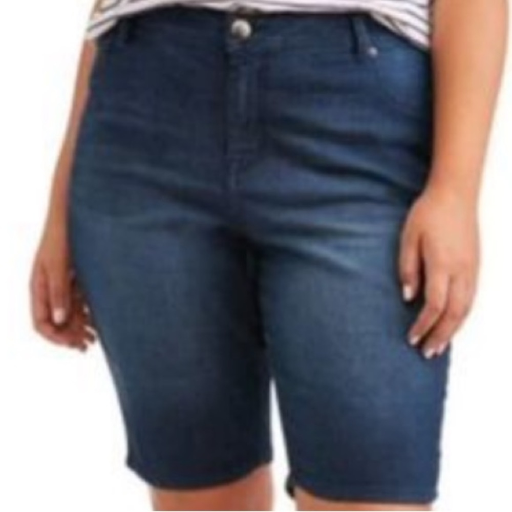 A3 Denim Bermuda Shorts